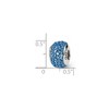 Black Bow Jewelry Sterling Silver with Blue Crystals Sept Birthstone Bead Charm - 2 of 3
