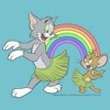 Girl's Tom and Jerry Cartoon Hula Dance T-Shirt - 2 of 4
