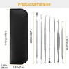 7 Pcs Blackhead Remover Kit Stainless Steel Pimple Comedone Acne Extractor Needle Tools - 3 of 4