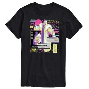 Men's - Disney - Cruella Vapor Wave Short Sleeve Graphic T-Shirt - 1 of 4