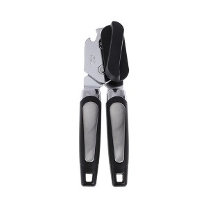 Unique Bargains Can Opener Handheld 3-in-1 Can Opener & Bottle Opener PP Iron Silver Tone 2.09"x8.35" 1 Pc - 1 of 4