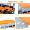 TackView Chicken Nesting Boxes for Laying Eggs, Metal Egg Laying Boxes with Bracket Legs, with Collecting Eggs Trays - 3 of 4