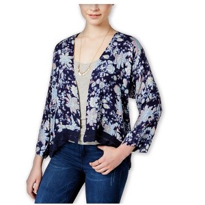 Roxy Womens Floral Open-Front Kimono Sweater - 1 of 1