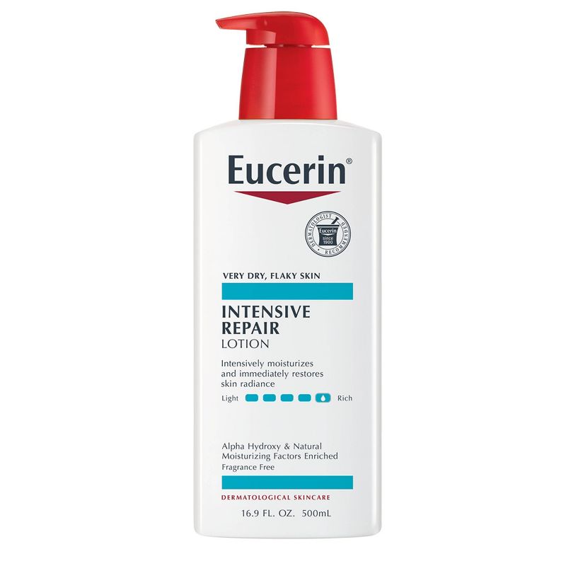 Eucerin Intensive Repair Body Lotion for Very Dry Skin Unscented - 16.9 fl oz, 1 of 16