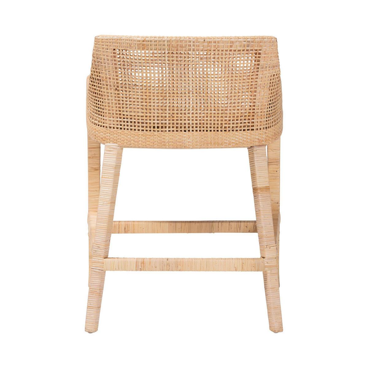 bali & pari Beata Natural Rattan Counter Stool Light Honey - thumbnail 4