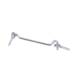 Unique Bargains Carbon Steel Cabin Eye Latch Gate Door Swivel Hooks with Mounting Screws 20 Pcs - 1 of 4