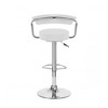 Modern Home Zool Contemporary Adjustable Faux Leather Barstool - 4 of 4