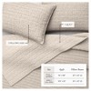 Reversible Honeycomb Waffle Garment Washed Cotton Quilt Set - Great Bay Home - 3 of 4