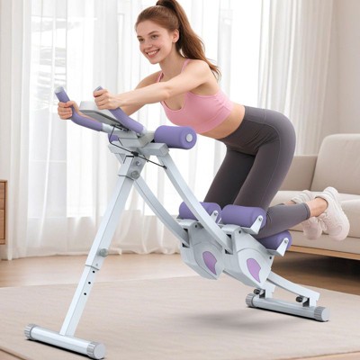 GIKPAL Fitness Ab Machine, Workout Equipment for Home Gym, Height Adjustable Ab Trainer, Foldable Fitness Equipment.440lbs Weight Capacity