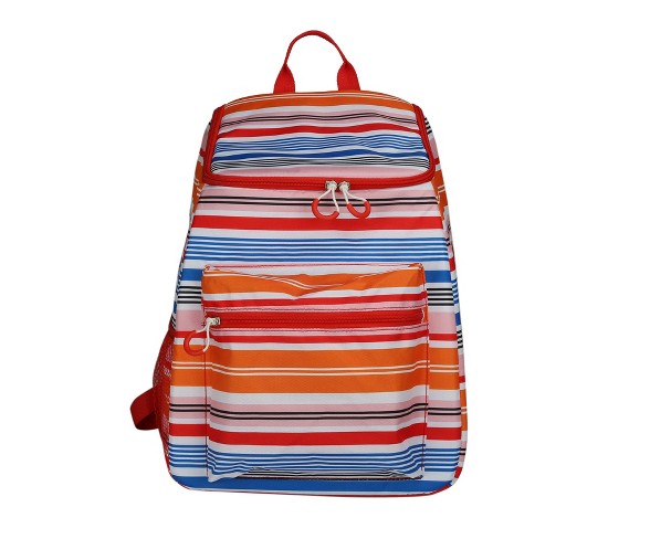 Evergreen Backpack Cooler - Multi Stripe