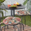 15" Round Outdoor Bistro Chair Cushion (Set of 2) - 3 of 4