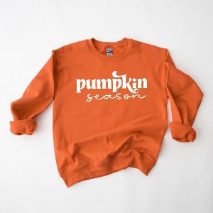 Simply Sage Market Women's Graphic Sweatshirt Pumpkin Season Cursive - 1 of 2