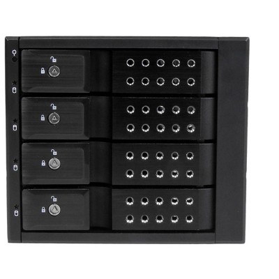 StarTech.com 4 Drive Trayless Hot Swap Mobile Rack Backplane for 3.5in SATA/SAS - HSB4SATSASBA