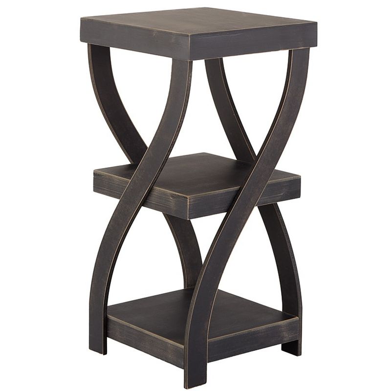The Lakeside Collection Antique Finish Twisted Side Tables, 1 of 4