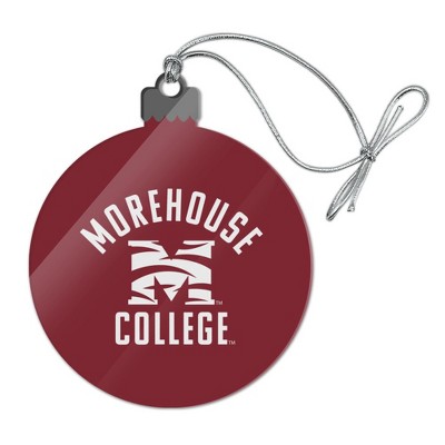 Morehouse College Maroon Tigers Logo Acrylic Christmas Tree Holiday Ornament