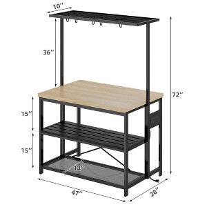 Kitchen Island with Storage - 1 of 4
