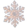 Northlight Lighted Snowflake Window Silhouette Christmas Decoration - 20" - Clear Lights - 4 of 4