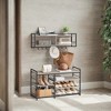 Adjustable 4-Tier Shoe Storage Bench - Entryway Organizer for Bedroom, Closet, and Living Room - 3 of 4