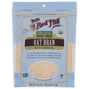 Bob's Red Mill Organic High Fiber Oat Bran Hot Cereal. - 1 of 2