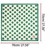 INSPIRE CHIC Women's Polka Dot Square Neck Scarves Kerchief Neckerchief Headband - 3 of 4