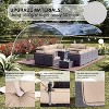 ALAULM Patio Furniture Sets 15 Pieces Blue - 4 of 4