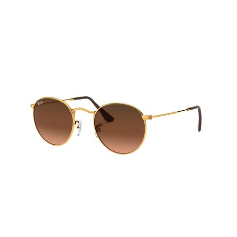 Ray-ban Rb3447 50mm Gender Neutral Round Sunglasses Pink/brown Gradient Lens  : Target