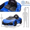 Jojoka 12V Ride On Car for Kids, Licensed Lamborghini Electric Vehicle, Remote Control, Bluetooth, USB, Music, Headlights, Sports Toy - 2 of 4