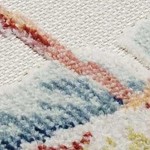 cream, olive, blue, rust, lightslate, darkbrown