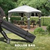 Resenkos Backyard Garden Canopy, Camping Canopy Screen Tent,10' x 10' Pop Up Canopy Tent with Netting, Instant Tents with Wheeled Carry Bag and 4 Sand - 2 of 4