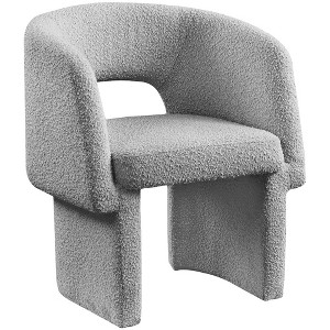 Meridian Furniture,Emmet Boucle Fabric Dining Chair / Accent Chair - 1 of 4