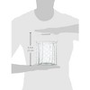 Cheung's Belen Round Glass Jar in White Wire Basket - X-Large - 4 of 4