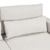 NicBex Couches for Living Room 92.9" L-shaped Modular Sectional Sofa Upholstered 3 Seat Sofa Couch with Removable Back Cushions and 3 Pillows - 2 of 4