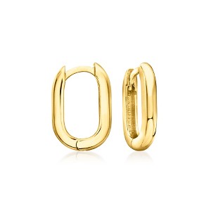Pure Collection by Ross-Simons 18kt Gold Vermeil Oval Huggie Hoop Earrings - 1 of 4