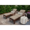 Casual Cushion Solid Sunbrella Fabric 1-Piece Outdoor Chaise Cushion, 22.5"W x 74"L - 2 of 4