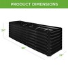 Best Choice Products 8x2x2ft Outdoor Metal Raised Garden Bed, Planter Box for Vegetables, Flowers, Herbs - 2 of 4