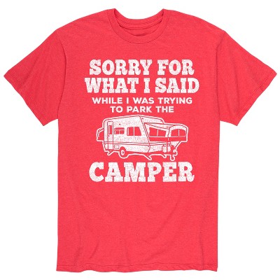 Men's - Instant Message - Sorry For What I Said Camper Short Sleeve Graphic T-Shirt