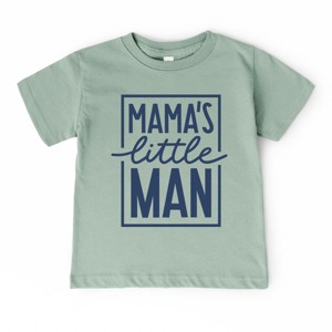 The Juniper Shop Mama's Little Man Toddler Short Sleeve Tee - 2T - Seafoam - 1 of 4