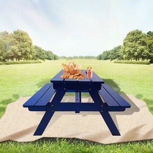 Aghana Digitals Kids Wooden Table & Chair Set: Durable, Easy-Clean, Multi-Functional for Play, - 1 of 4