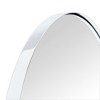 TEHOME Yolanta Circular Round Stainless Steel Framed Wall Mounted Bathroom Vanity Mirror - 4 of 4