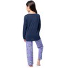 Fruit of the Loom Girls Long Sleeve Fleece Pajama Set, 2-Piece, Sizes 4-16 - 3 of 4