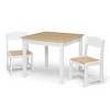 Delta Children MySize Kids' Wood Table and Chair Set 2 Chairs Included - 3 of 4