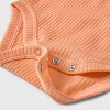 Baby Ribbed Henley Short Sleeve Bodysuit - Cat & Jack™ - image 4 of 4