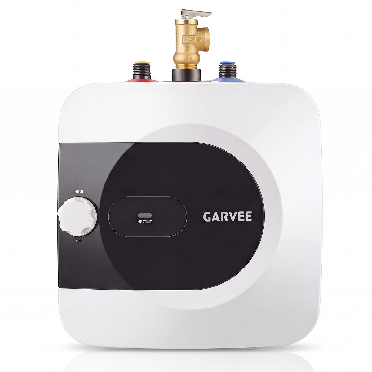 2.6 Gallon Mini Tank Water Heater Electric Under Sink Hot Water Heater Continuous Hot Water for Kitchen Bathroom RV & Small Home
