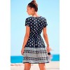 Women's V-Neck Patterned Dress - LASCANA - 2 of 4