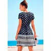 LASCANA Women's V-Neck Patterned Dress - image 3 of 4