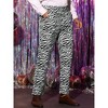 INSPIRE CHIC Men's Party Animal Printed Regular Fit Dress Pants - 2 of 4