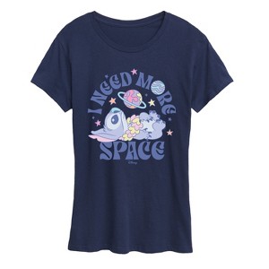 Women's - Lilo and Stitch - I Need More Space Short Sleeve Graphic T-Shirt - 1 of 4