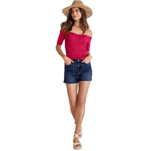 VENUS Womens Off The Shoulder Sweater - 1 of 4