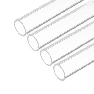 Unique Bargains Lamp Lantern Water Cooling System Acrylic Round Tubes 4 Pcs 10" - 1 of 4