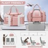 Luupatchy Carry On Weekender Backpack With Shoe Compartment, For Travel, Gym，Fishing, Travel Duffle Bag For Women, Men - 4 of 4